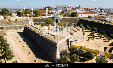 Die Equina Tor, Schloss von Elvas, Alentejo, Portugal Stockfoto
