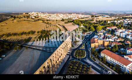 Amoreira Aquädukt, Elvas, Alentejo, Portugal Stockfoto