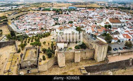 Bastian Fort, die Stadtmauer, das Schloss von Elvas, Portugal Stockfoto