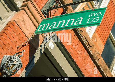 Restaurant anmelden Wilmington nc Stockfoto