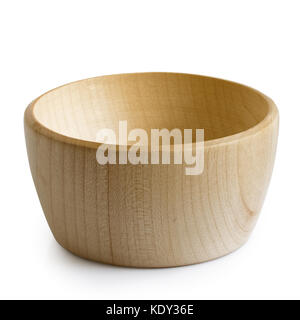 Leere Houten isoliert auf Weiss. Stockfoto