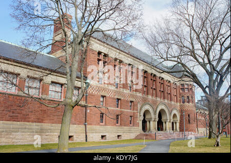 Grossman Bibliothek der Harvard University in Boston, Massachusetts, United States Stockfoto