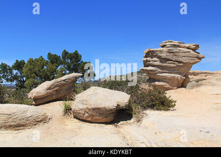 Windy Point Vista auf Mt. Lemmon Stockfoto