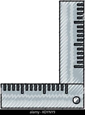 Tischler square Vector Illustration Stock Vektor