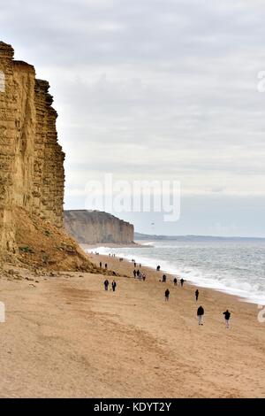 West Bay Cliffs Bridport Dorset England UK Stockfoto