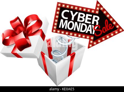 Cyber Monday Black Friday Sale Sign Stock Vektor