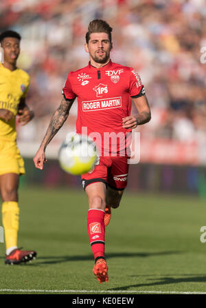 Dijon, Frankreich. Oktober 2017. Xeka (Dijon) Fußball/Fußball : französisches Spiel der Ligue 1 zwischen Dijon FCO 1-2 Paris Saint-Germain im Stade Gaston-Gerard in Dijon, Frankreich . Quelle: Maurizio Borsari/AFLO/Alamy Live News Stockfoto