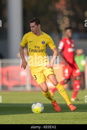 Dijon, Frankreich. Oktober 2017. Julian Draxler (PSG) Fußball/Fußball : französisches Spiel der Ligue 1 zwischen Dijon FCO 1-2 Paris Saint-Germain im Stade Gaston-Gerard in Dijon, Frankreich . Quelle: Maurizio Borsari/AFLO/Alamy Live News Stockfoto