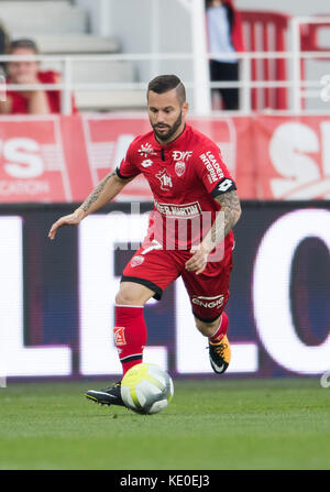 Dijon, Frankreich. Oktober 2017. Frederic Sammaritano (Dijon) Fußball/Fußball : französisches Spiel der Ligue 1 zwischen Dijon FCO 1-2 Paris Saint-Germain im Stade Gaston-Gerard in Dijon, Frankreich . Quelle: Maurizio Borsari/AFLO/Alamy Live News Stockfoto
