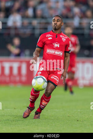 Dijon, Frankreich. Oktober 2017. Wesley Said (Dijon) Fußball/Fußball : französisches Spiel der Ligue 1 zwischen Dijon FCO 1-2 Paris Saint-Germain im Stade Gaston-Gerard in Dijon, Frankreich . Quelle: Maurizio Borsari/AFLO/Alamy Live News Stockfoto