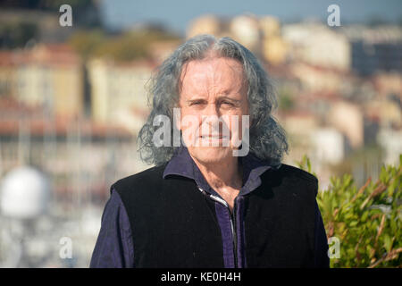 Cannes, Frankreich. Oktober 2017. Donovan posierte während eines Fotoanrufs anlässlich des MIPCOM, International Film and Programme Market for Television, Video, Cable and Satellite, am 2017/10/16 in Cannes, Frankreich Credit: Andia/Alamy Live News Stockfoto