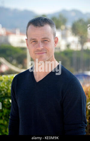 Cannes, Frankreich. Oktober 2017. Louis Morissette posiert während einer Fotozelle anlässlich der MIPCOM, International Film and Program Market for Television, Video, Cable and Satellite, am 2017/10/17 in Cannes, Frankreich Quelle: Andia/Alamy Live News Stockfoto