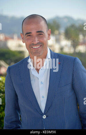 Cannes, Frankreich. Oktober 2017. David Rocco posiert während einer Fotozelle anlässlich der MIPCOM, International Film and Program Market for Television, Video, Cable and Satellite, am 2017/10/17 in Cannes, Frankreich Quelle: Andia/Alamy Live News Stockfoto