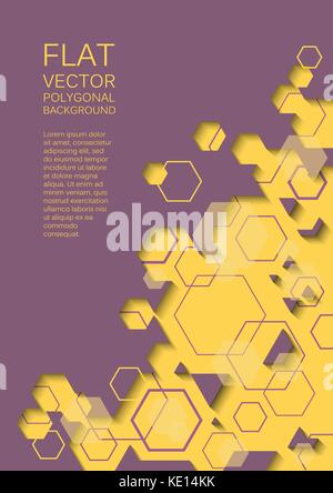 abstrakte polygonalen Hintergrund Stock Vektor