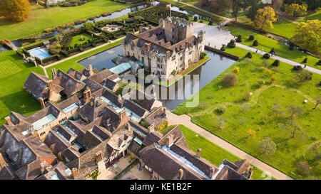 Hever Castle Bed and Breakfast, Hever Castle, Kent, Großbritannien Stockfoto