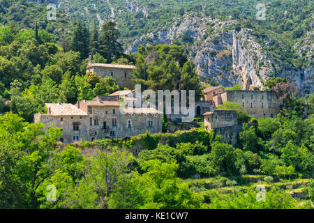 Mittelalterliche Dorf von Oppede le Vieux, Region Vaucluse, Provence Alpes Cote d ' Azur, Frankreich Stockfoto