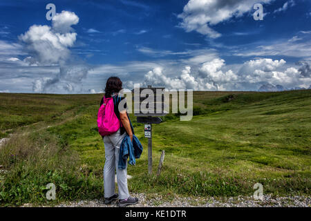 Welchen Weg? Stockfoto