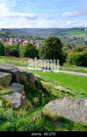 Hallam Moors, Peak District National Park, von Bolehills, Crookes, Sheffield, Großbritannien Stockfoto