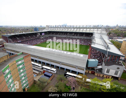 7. Mai 2016. Allgemeine Ansichten der Boleyn Ground, Upton Park, Heimat von West Ham United Football Club während der letzten Samstag Heimspiel gegen Swansea City. Stockfoto