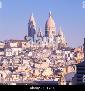 Sacre-coeur in den Morgen, Paris, Frankreich Stockfoto