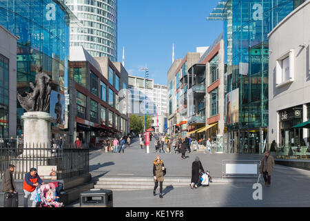Bullring Shopping Centre in Birmingham, Großbritannien Stockfoto