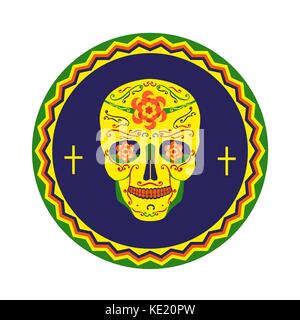 Tag der Toten. Stock Vektor