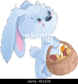 Zufrieden mit Herbst Blätter und Pilze cartoon Aquarell stil Vektor auf transparentem Hintergrund isoliert Stock Vektor