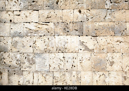 Hintergründe und Hintergründe - Kalkstein. Stockfoto