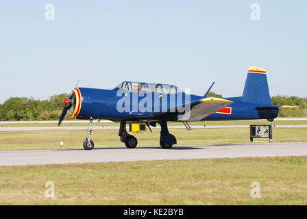 Licht Privatflugzeug nanchang CJ-6 Stockfoto
