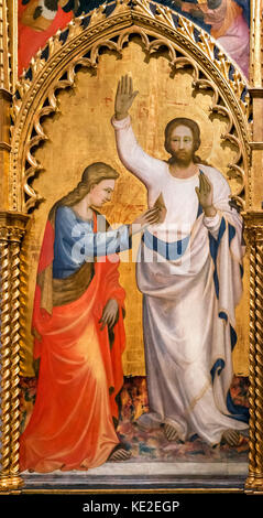 Die Ungläubigkeit des Hl. Thomas von Giovanni di Francesco Toscani (1372-1430), Tempera auf Holz, c. 1419/20 Stockfoto