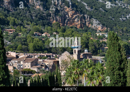 Dorf Valldemossa, Mallorca, Balearen, Spanien Stockfoto