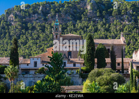 Dorf Valldemossa, Mallorca, Balearen, Spanien Stockfoto