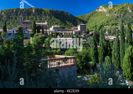 Dorf Valldemossa, Mallorca, Balearen, Spanien Stockfoto