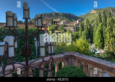 Dorf Valldemossa, Mallorca, Balearen, Spanien Stockfoto