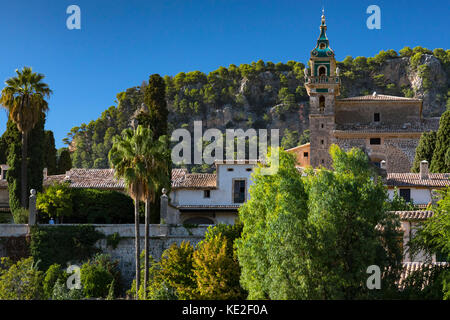 Dorf Valldemossa, Mallorca, Balearen, Spanien Stockfoto