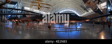 Lockheed SR-71 Blackbird Flugzeuge im Udvar-Hazy Center, 4. Januar 2017 Stockfoto