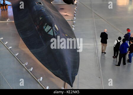 Lockheed SR-71 Blackbird Flugzeuge im Udvar-Hazy Center, 4. Januar 2017 Stockfoto