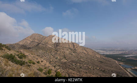 El Cabezo Gordo Felsformation Murcia, Spanien Stockfoto