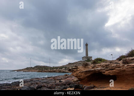 El Faro de Cabo de Palos mar Menor Spanien Stockfoto