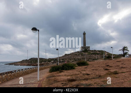 El Faro de Cabo de Palos mar Menor Spanien Stockfoto