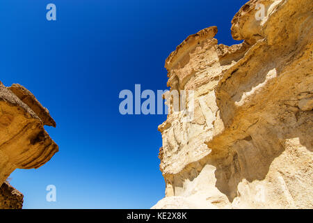 Die erosionen Bolnuevo Mazarrón Murcia, Spanien Stockfoto