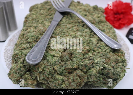 Cannabis Cannabis marihuana Fürsprecher der Industrie der Gemeinschaft 420 Stockfoto