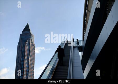 Besucher der Buchmesse, Deutschland, Stadt Frankfurt, 14. Oktober 2017. Foto: Frank May | Nutzung weltweit Stockfoto