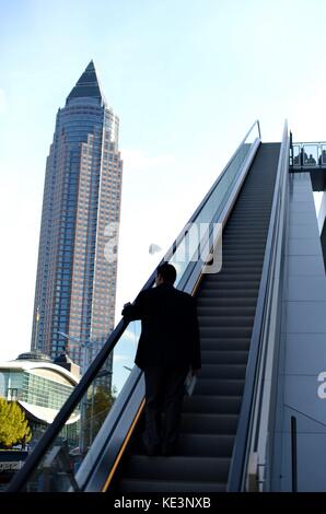 Besucher der Buchmesse, Deutschland, Stadt Frankfurt, 14. Oktober 2017. Foto: Frank May | Nutzung weltweit Stockfoto