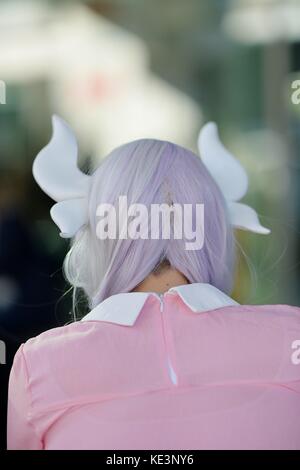 Cosplayer auf der Buchmesse, Deutschland, Stadt Frankfurt, 14. Oktober 2017. Foto: Frank May | Nutzung weltweit Stockfoto