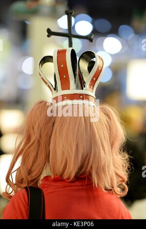 Cosplayer auf der Buchmesse, Deutschland, Stadt Frankfurt, 14. Oktober 2017. Foto: Frank May | Nutzung weltweit Stockfoto