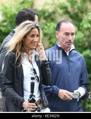 San Roque, Cadiz, Spanien. Oktober 2017. Pepin Liria während des Golfturniers Andalucia Valderrama Masters in Sotogrande am Dienstag, den 18. Oktober 2017. Quelle: Gtres Información más Comuniación online, S.L./Alamy Live News Stockfoto