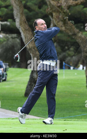 San Roque, Cadiz, Spanien. Oktober 2017. Pepin Liria während des Golfturniers Andalucia Valderrama Masters in Sotogrande am Dienstag, den 18. Oktober 2017. Quelle: Gtres Información más Comuniación online, S.L./Alamy Live News Stockfoto