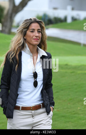 San Roque, Cadiz, Spanien. Oktober 2017. Während des Golfturniers Andalucia Valderrama Masters in Sotogrande am Dienstag, den 18. Oktober 2017. Quelle: Gtres Información más Comuniación online, S.L./Alamy Live News Stockfoto