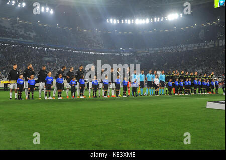 Turin, Italien. 18 Okt, 2017. Während der UEFA Champions League zwischen Juventus Turin und sportlichen Lisbona bei Allianz Stadion am 18. Oktober 2017 in Turin, Italien. Credit: Fabio Udine/alamy leben Nachrichten Stockfoto